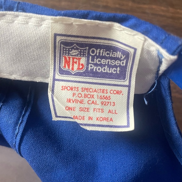 1980s Vintage Denver Broncos NFL Sports Specialties Snapback Hat Cap Spell Out - Picture 3 of 4